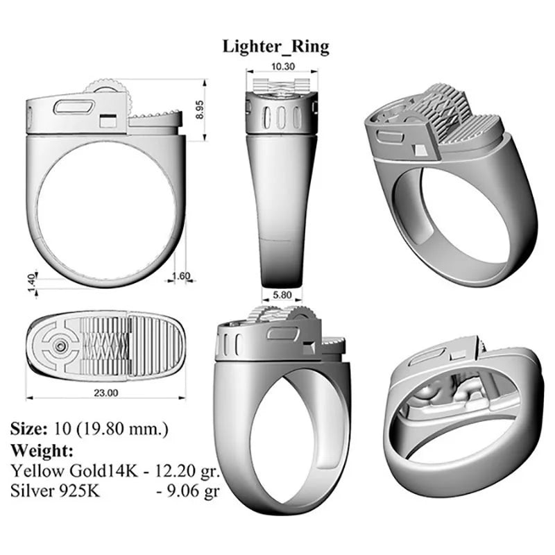 Lighter Style Fun Ring - Image 4