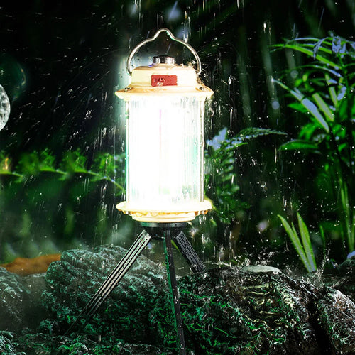 Portable Rechargeable Dimmable Hanging Tripod Flashlight Lantern - Image 0
