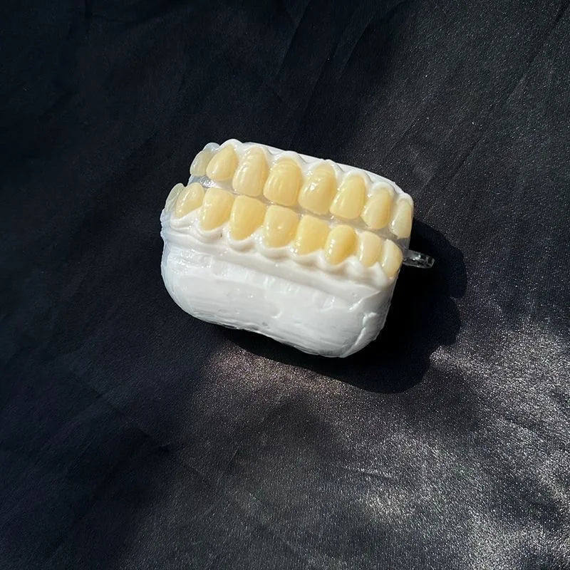 All Smiles Funny Teeth AirPods Cover Case