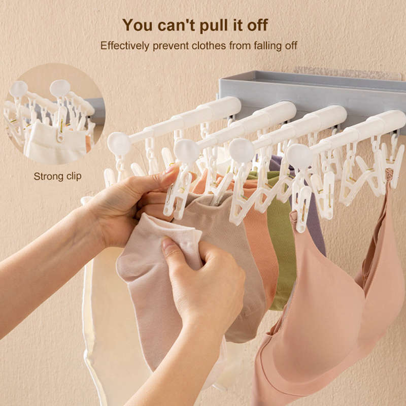 Wall-Mounted Retractable Drying Rack - Image 1