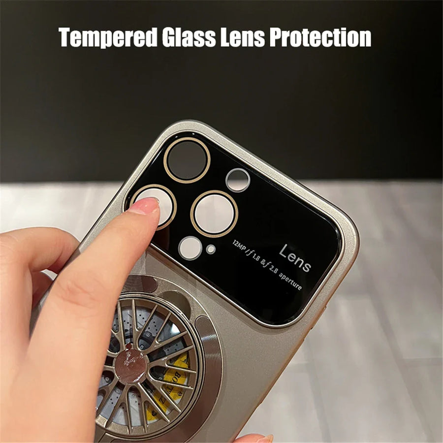 Rotation Heat Camera Protection iPhone Stand Phone Case - Image 3