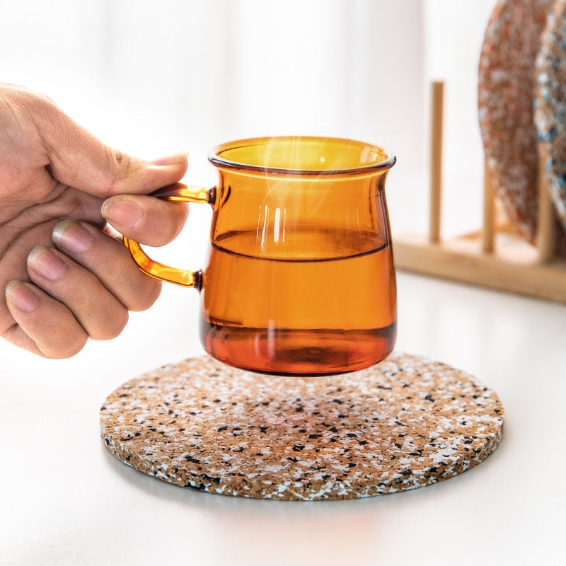 Colorful Cork Cup Coaster - Image 1