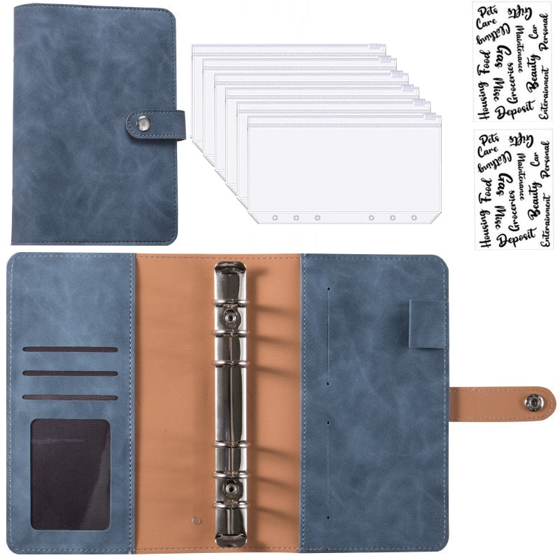 Financial Planner Leather Multi Pocket Bill Organizer Notebook - Image 7