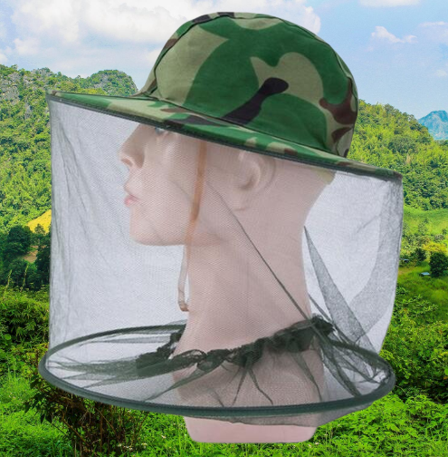Bug Shield Sun Cover Camping Hat - Image 0