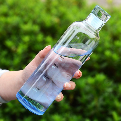 Time Scale Heat-Resistant Glass Water Bottle - Image 6