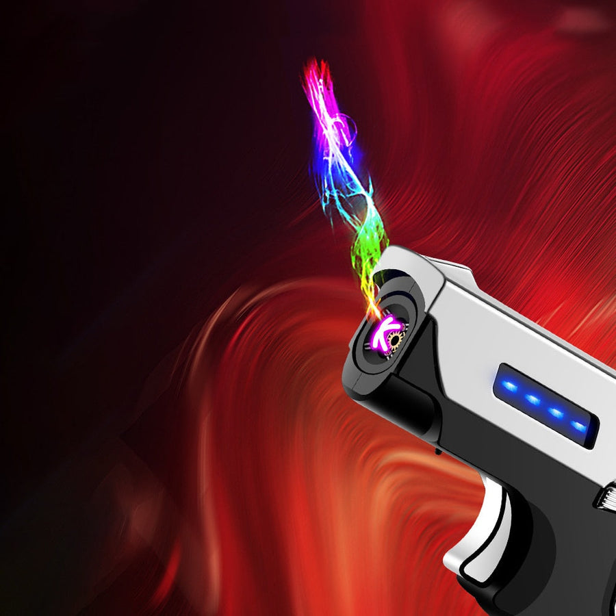 Windproof Gun Shape Jet Spark Flame Lighter - Image 7