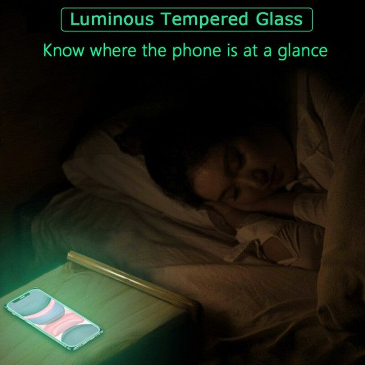 Full Cover Luminous Tempered Glass iPhone Screen Protector - Image 6