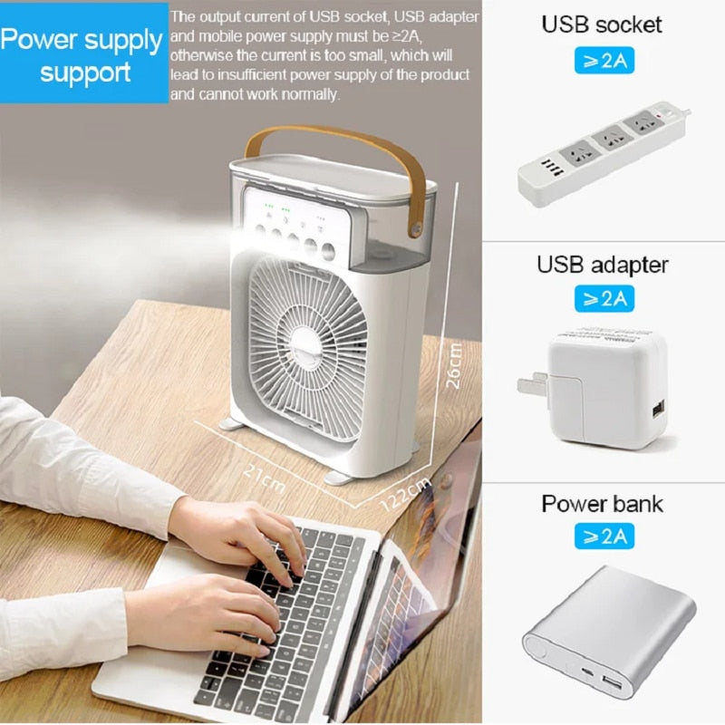 Portable Mini Air Cooling Fan - Image 4