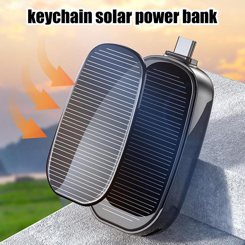 Mini Solar Keychain Power Bank - Image 3