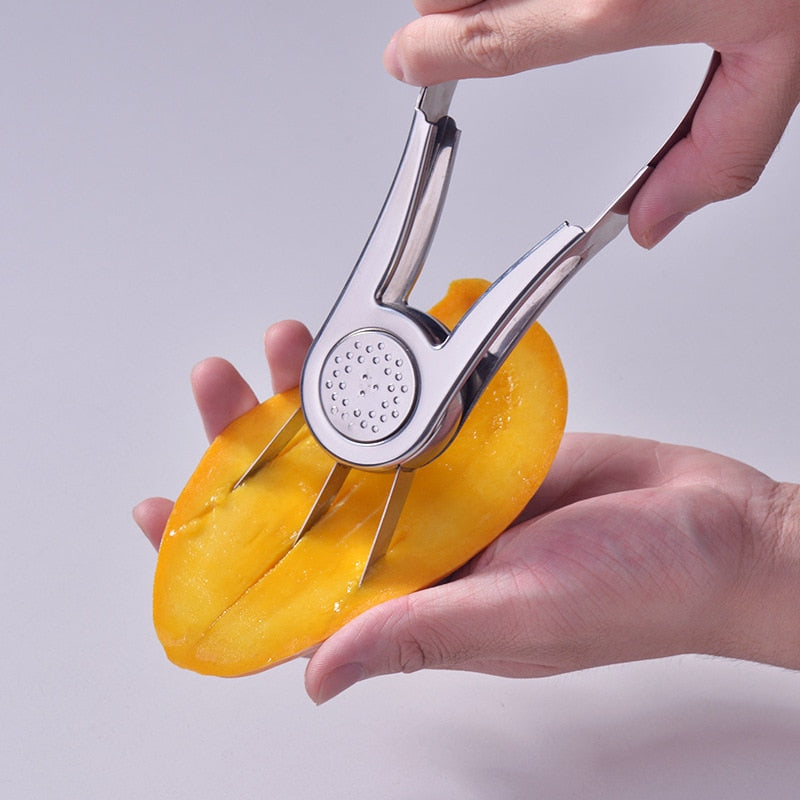 Stainless Steel Mango Slicer Tool - Image 4