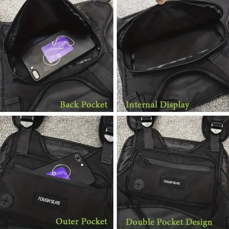 Adjustable Strap Ergonomic Chest Bag - Image 3