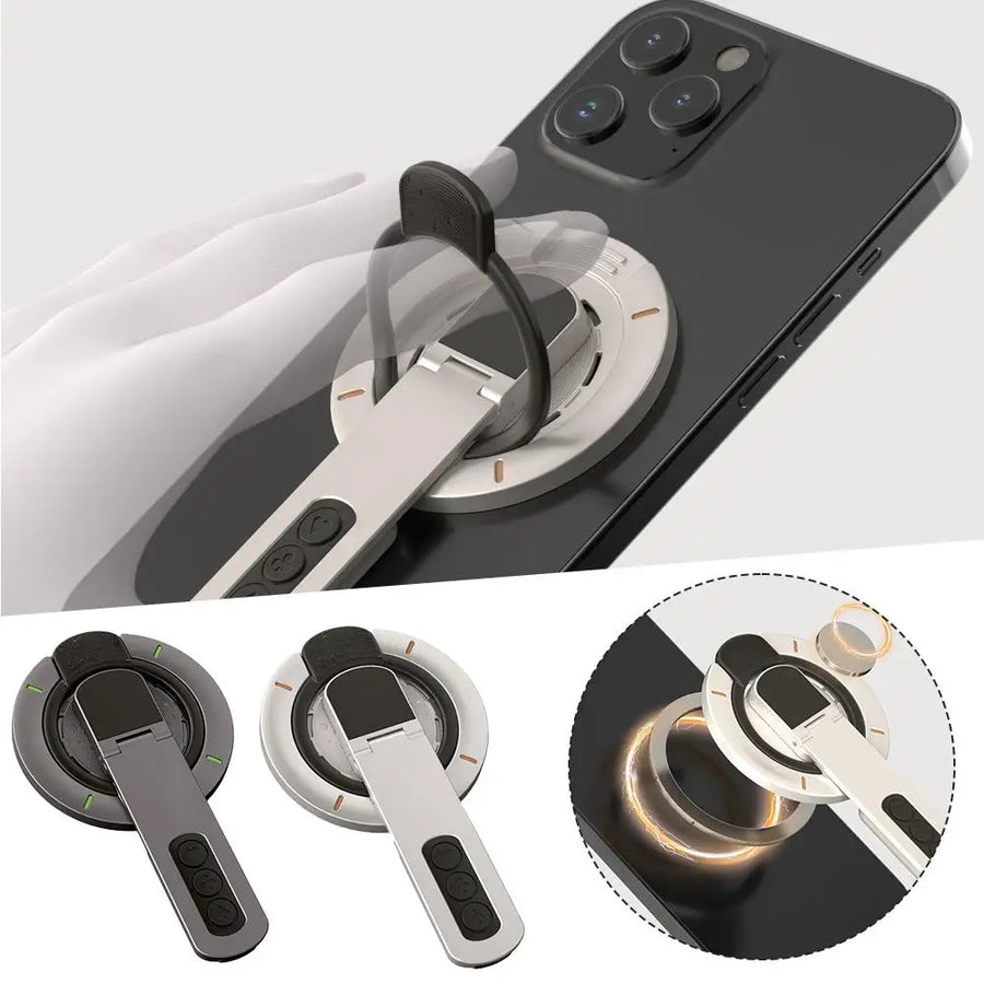 Magnetic Flip Grip Ring Phone Stand Gadget - Image 1