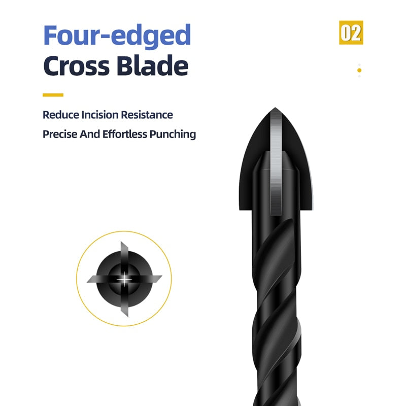 Heavy-Duty Mega Ultimate Cross Hex Drill Bit Set - Image 2