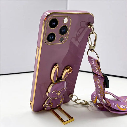 3D Rabbit Ear iPhone Holder Case - Image 0