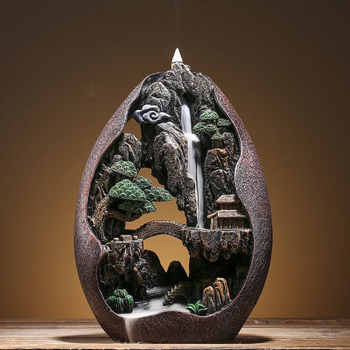 Zen Aromatherapy Decorative Backflow Relaxing Incense Burner - Image 0