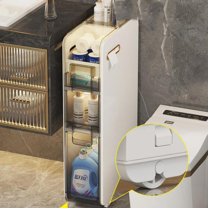 Multilayer Ultra Narrow Bathroom Storage Cabinet - Image 0