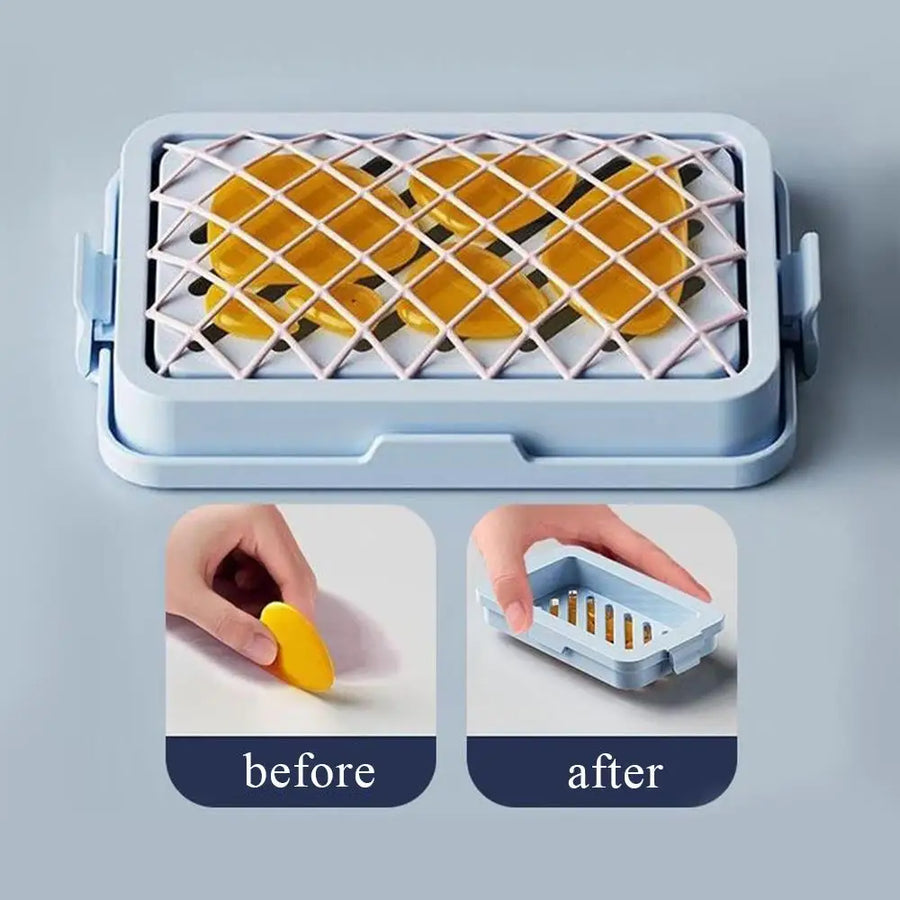 Elastic Mesh Non Slip Soap Case - Image 4