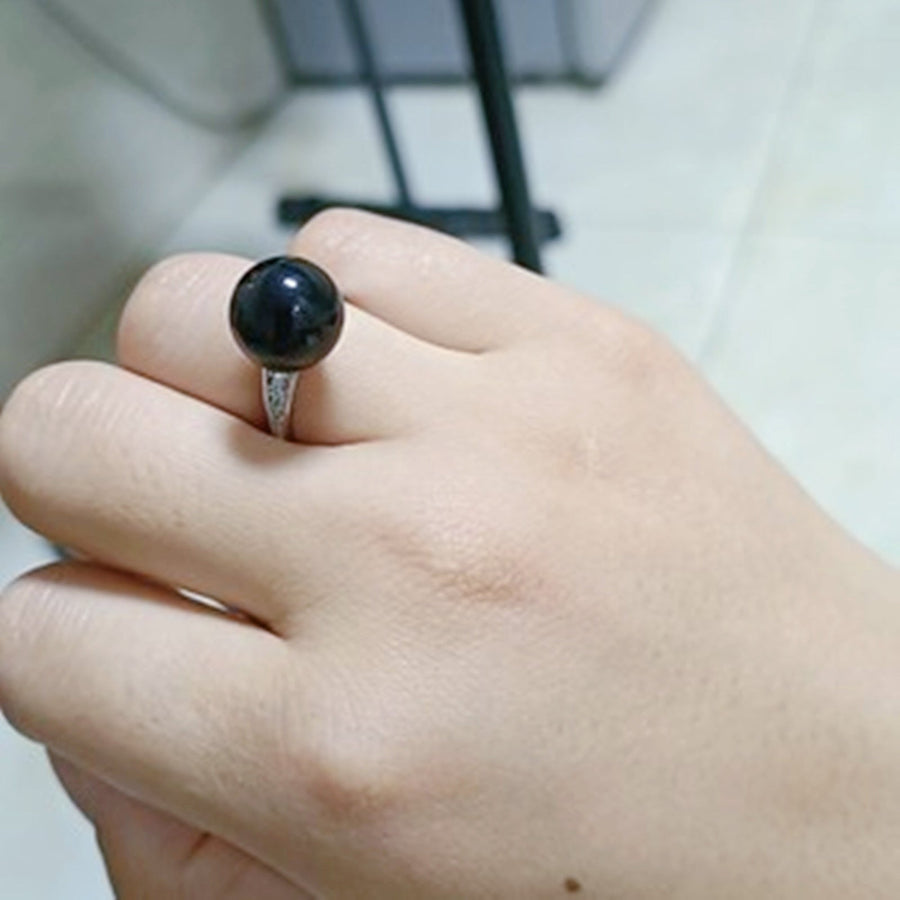 Mysterious Black Pearl Hidden Knife Ring - Image 3