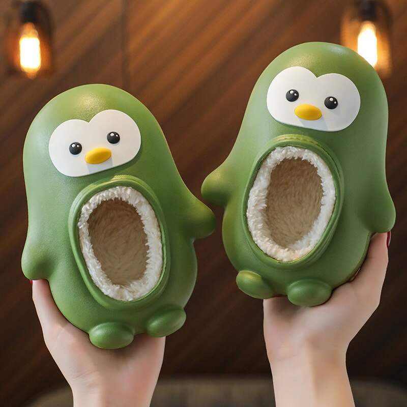 Mini Penguin Waterproof Warm Kids Slippers - Image 5