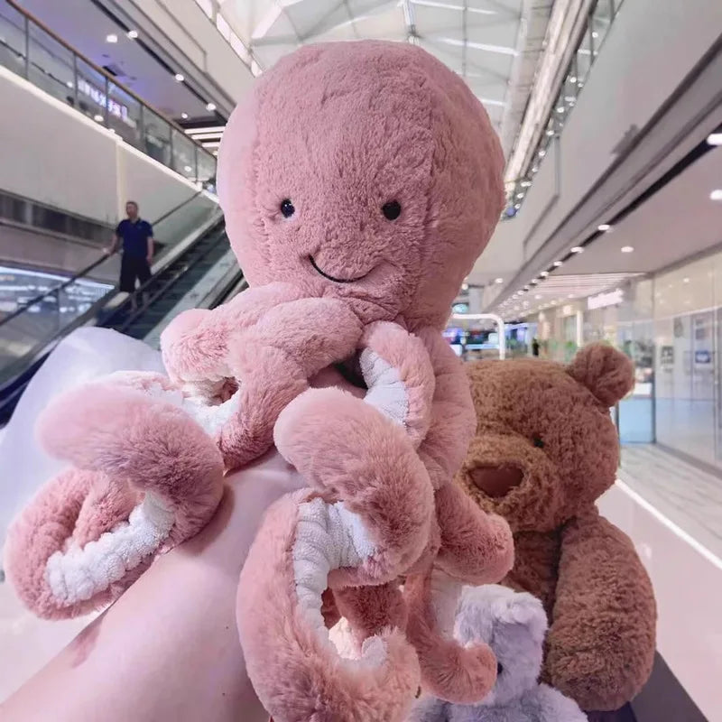 Friendly Octopus Soft Huggable Plush Toy - Image 3