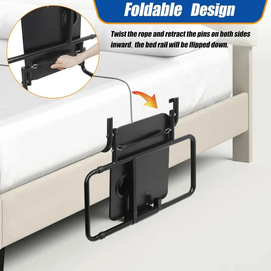 Elderly Bed Safety Rail Folding Table - Image 1