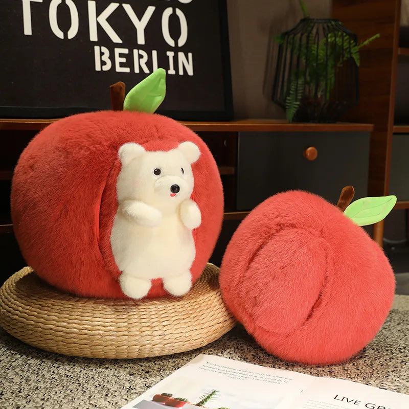 Apple House Hedgehog Hide and Seek Plush Toy - Image 0