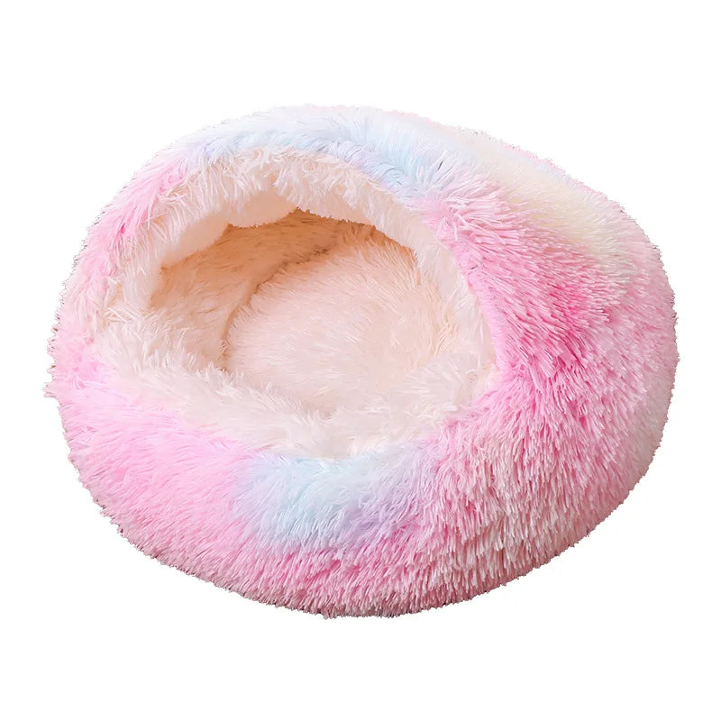 Snuggle Nest Plush Covered Pet Bed - Image 9
