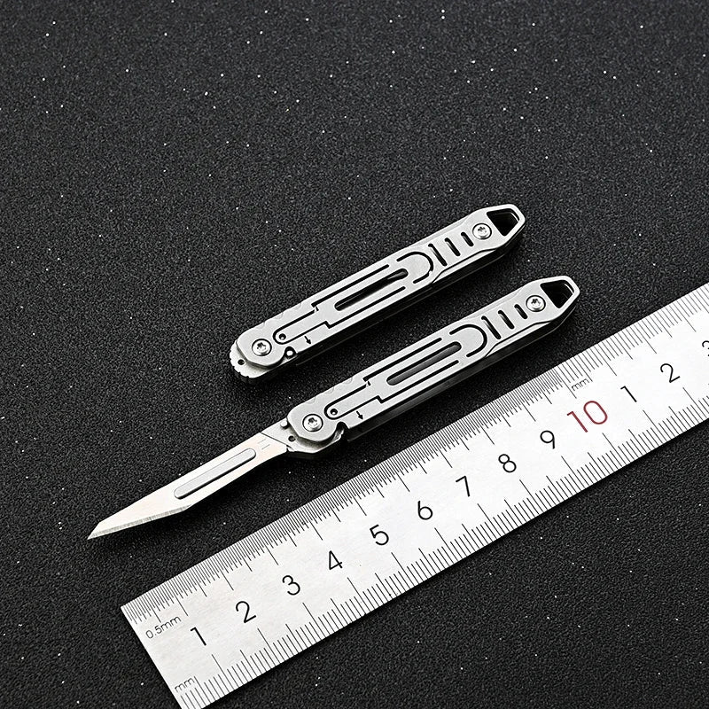Replaceable Blades Foldable EDC Knife - Image 6