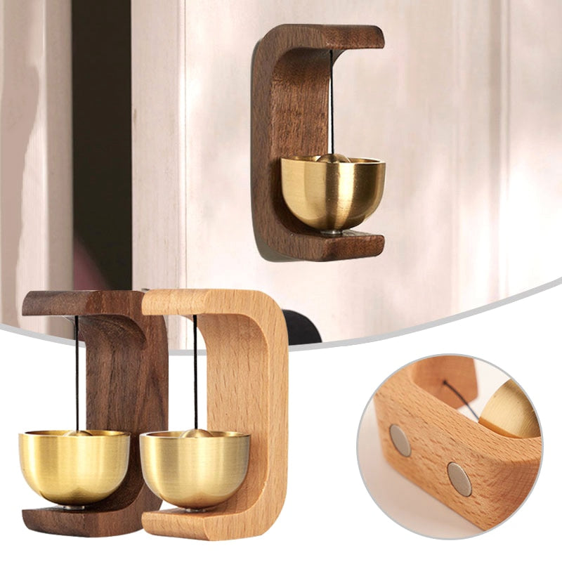 Forest Song Creative Wooden Door Bell - Image 5