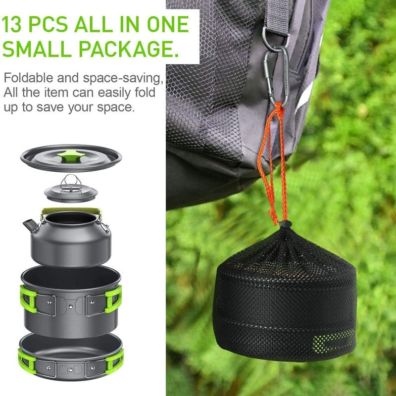 Camping Travel Cookware Kit - Image 3