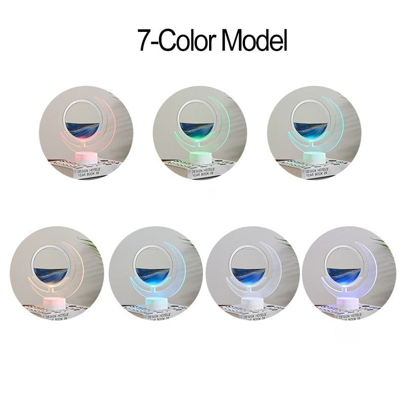 Sand Serenity Moon Shape Night Light - Image 3