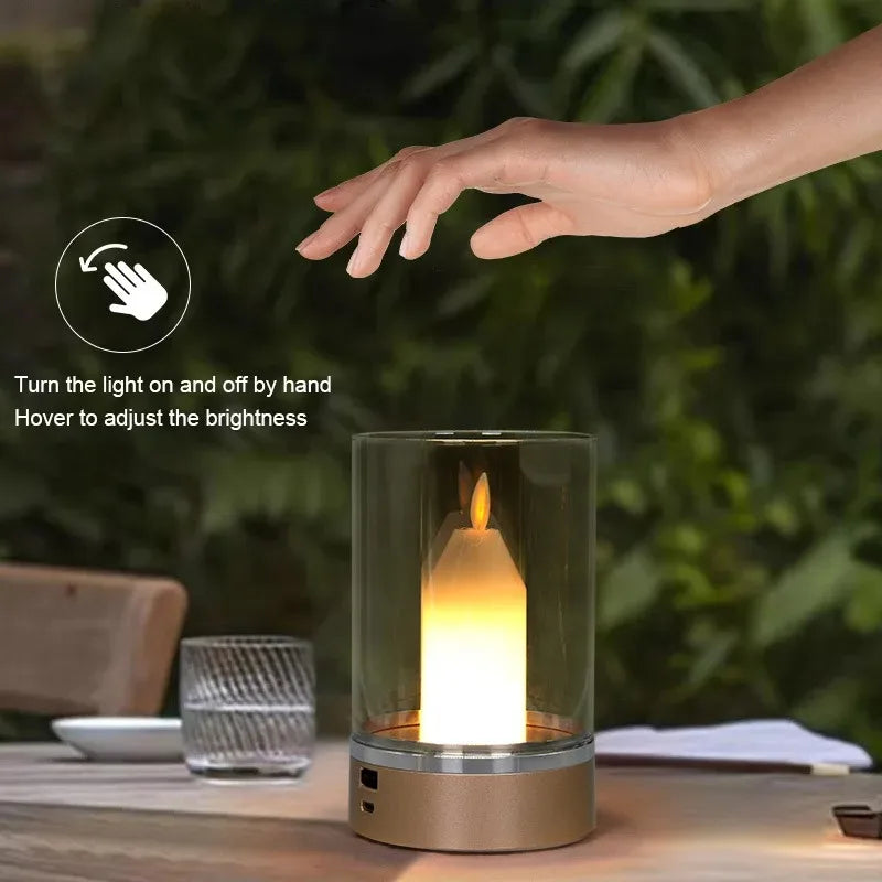 Smart Sensor Hover LED Flameless Candle Lamp - Image 1