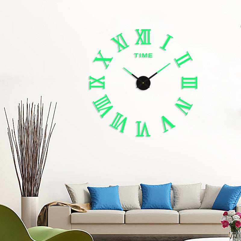 3D Luminous Silent Wall Clock - Image 6