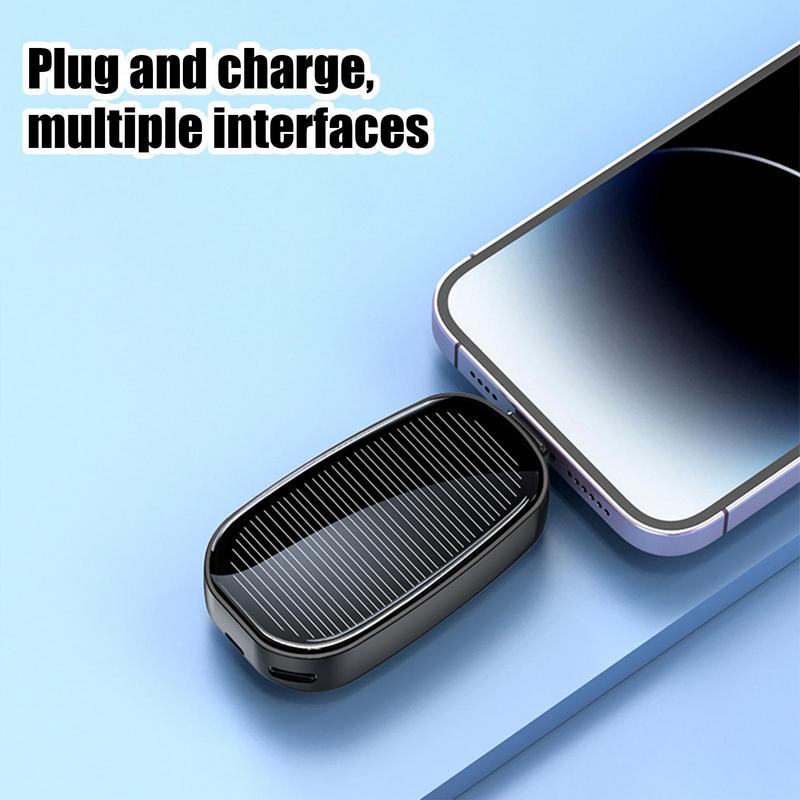 Mini Solar Keychain Power Bank - Image 1