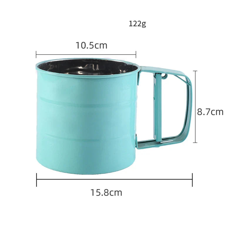 Handheld Kitchen Flour Sifter Semi-Automatic Kitchen Gadget - Image 5