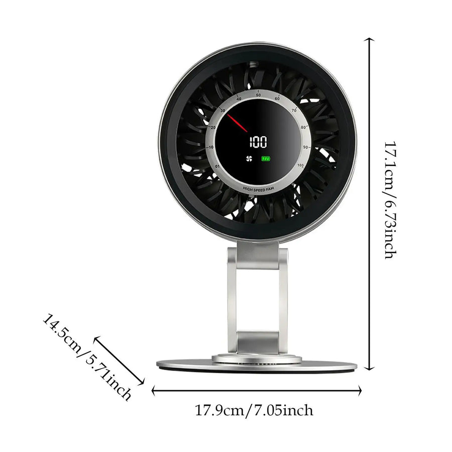 Ultra-Quiet Digital Display Bladeless Fan - Image 5