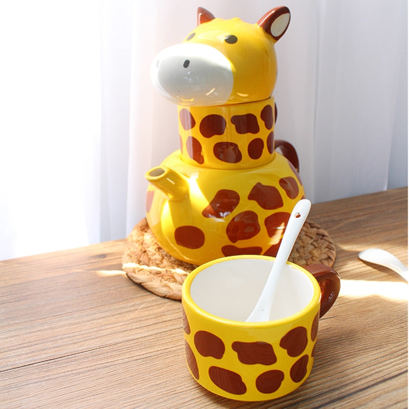 Giraffe Mug Teapot Set - Image 0