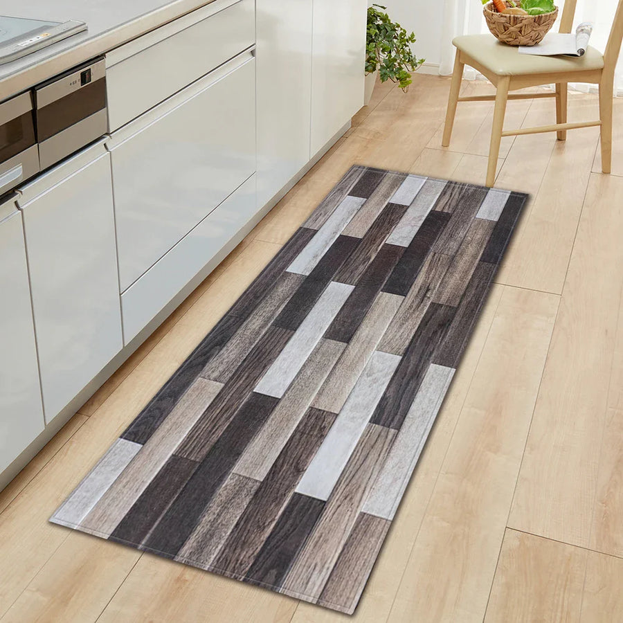 Vintage Wood Look Non-slip Cute Rugs - Image 11