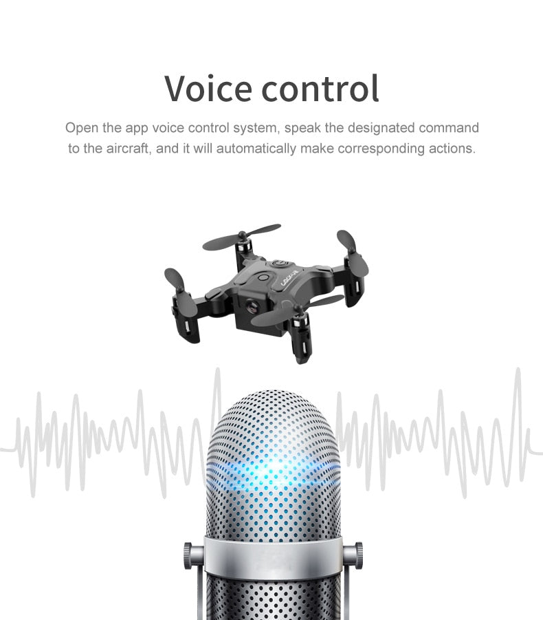 Mini Smart Foldable RC HD FPV Drone - Image 8