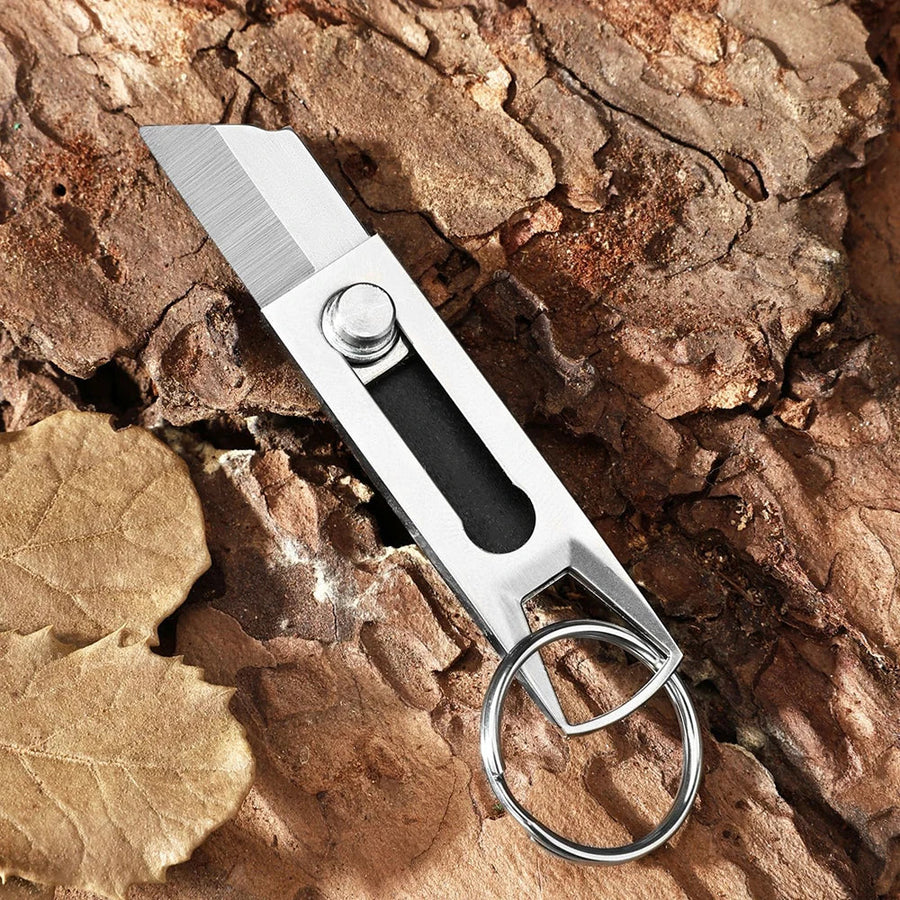 Mini Pocket Knife EDC Sharpening Keychain - Image 1