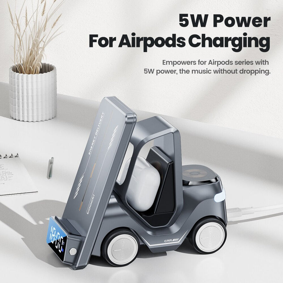 5in1 Multi-Device Forklift Wireless Charging Station - Image 3
