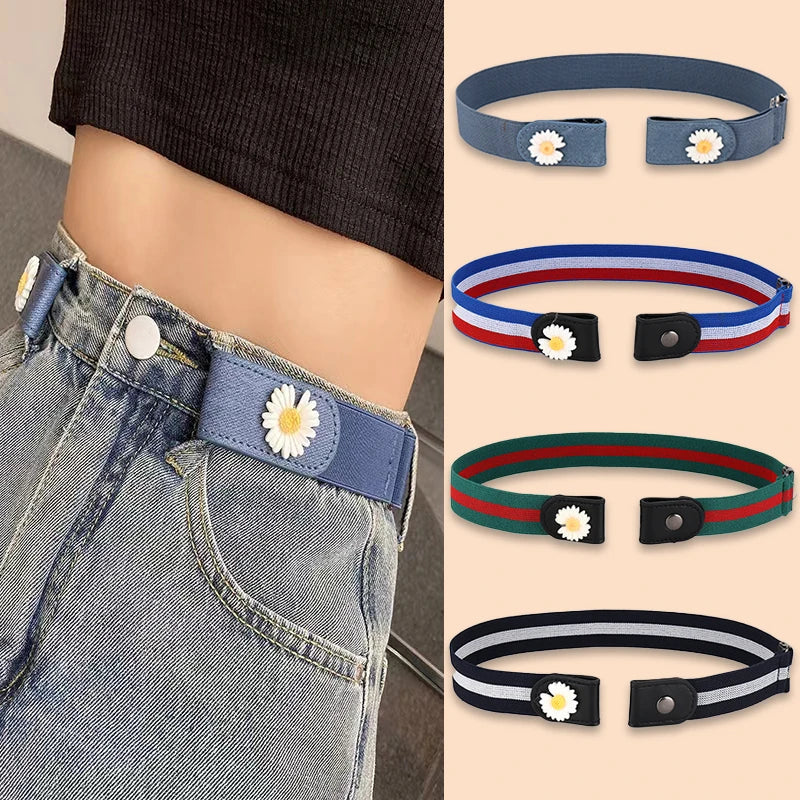 Chic Elastic Buckleless Women Elastic Belt - Image 1