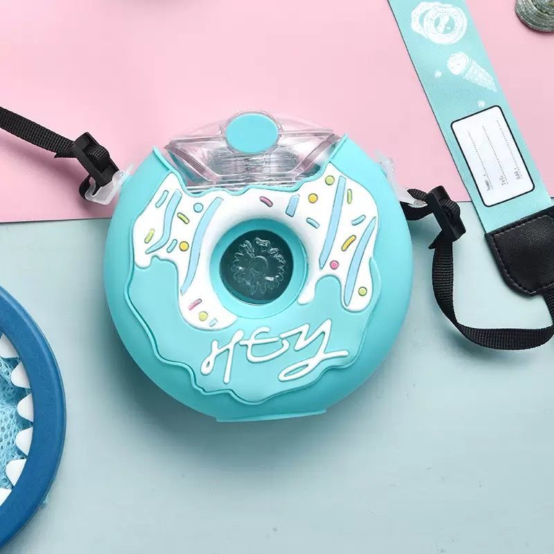 Cute Cartoon Built-in Straw Water Bottle - Image 8