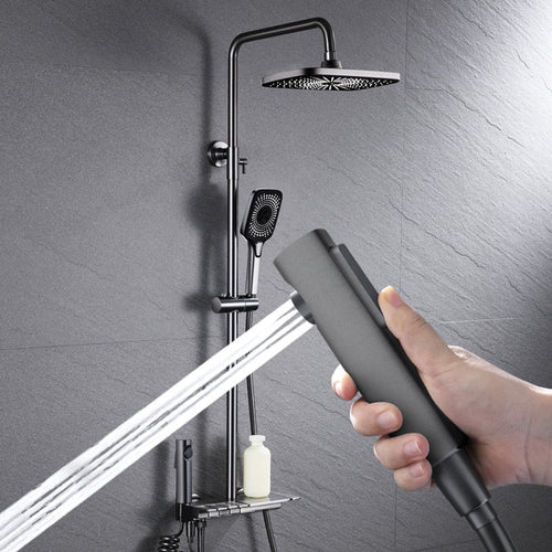 Elegant Piano Style Rainfall Bathroom Shower Set - Image 0