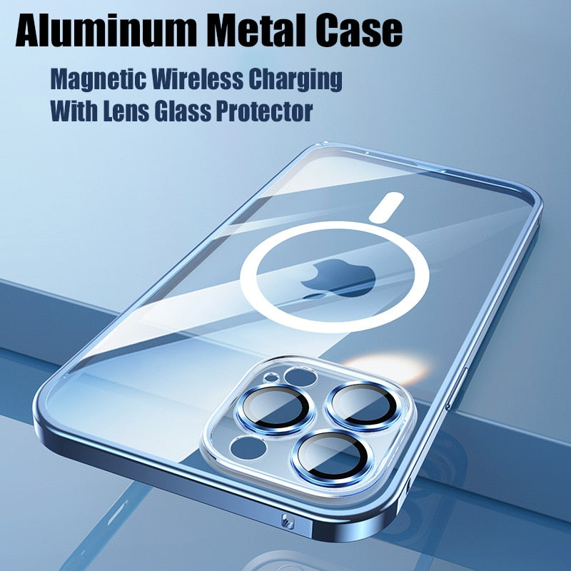 Metal Bumper Aluminum Magnetic Phone Case - Image 2