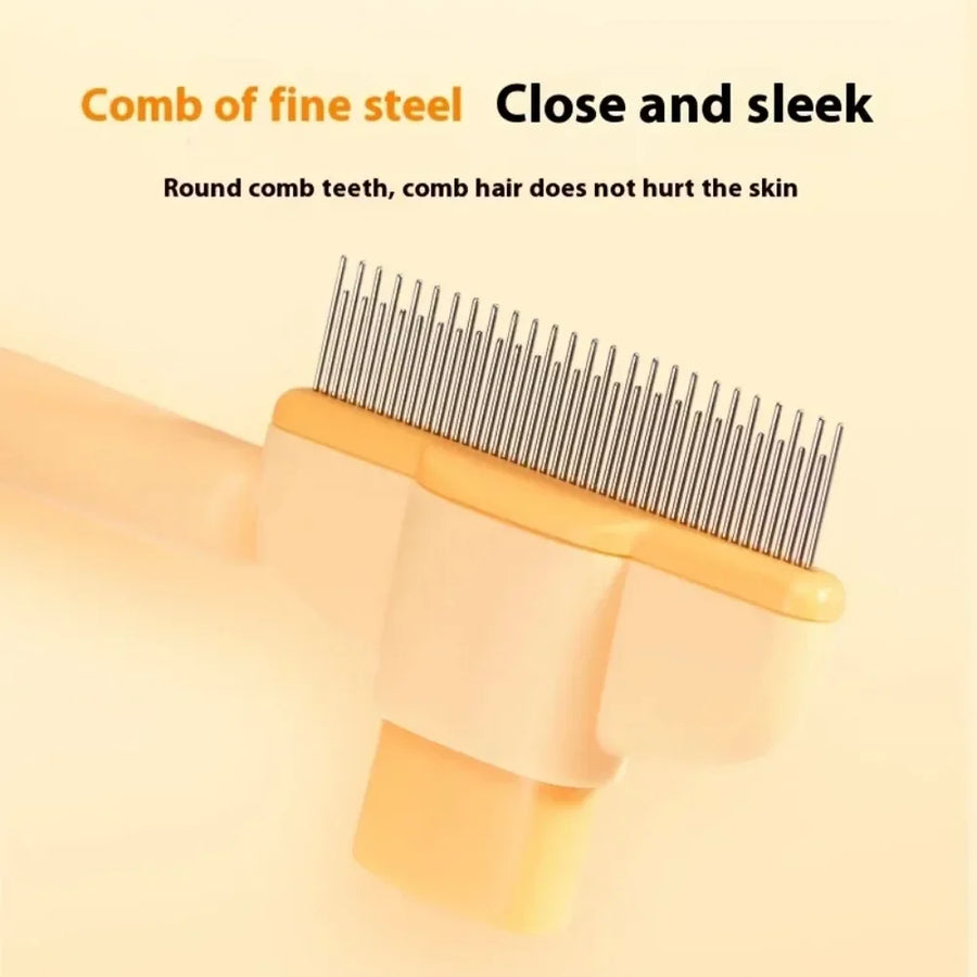 Flea Removal Easy Self-Cleaning Pet Brush - Image 2