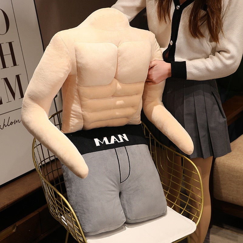Muscle Man Strong Cuddly Body Pillow Cushion - Image 6