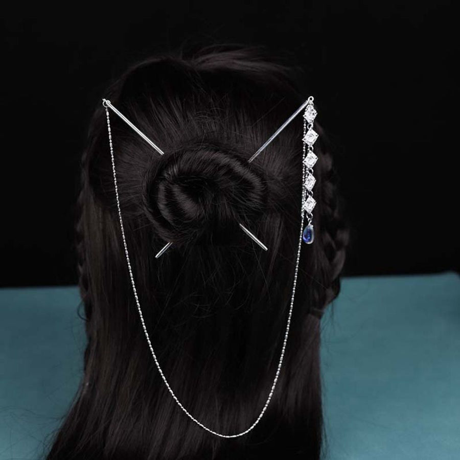 Ancient Style Vintage Double Hair Sticks - Image 4