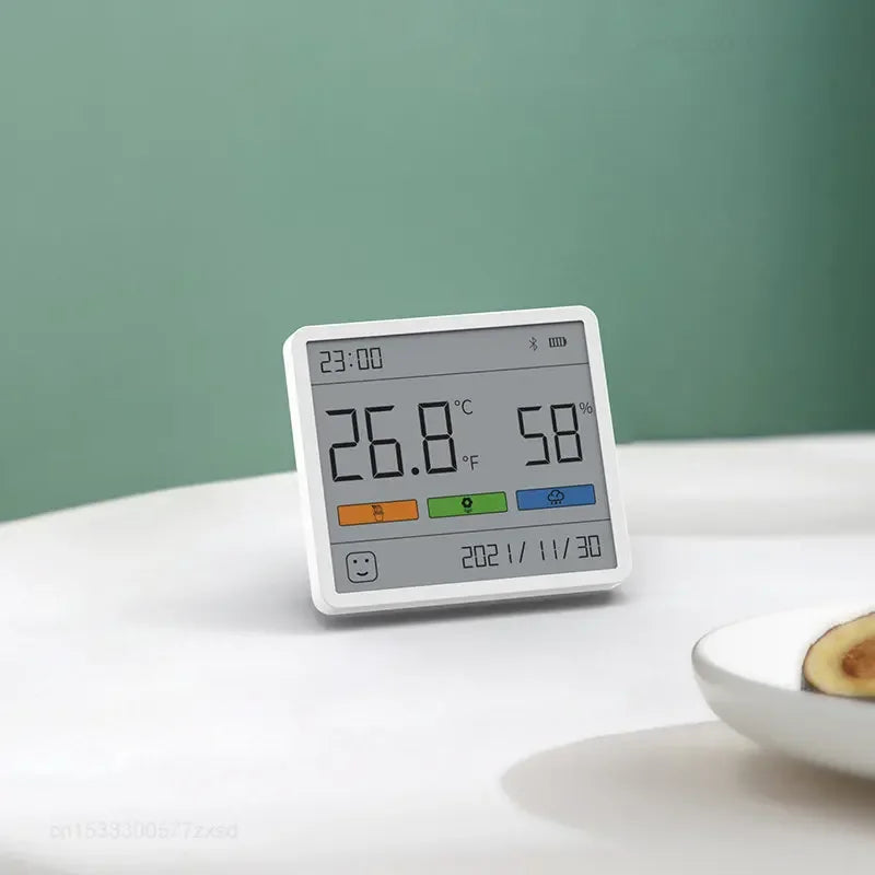 All-in-One Indoor Humidity Meter Clock Digital Thermometer - Image 2