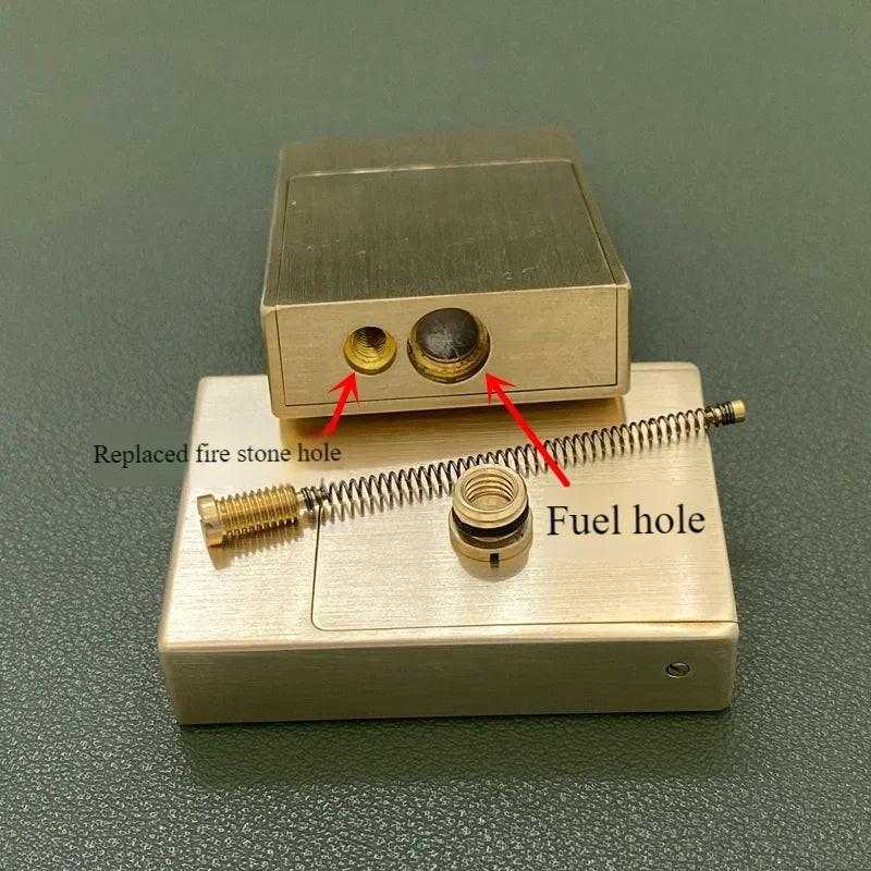 Timeless Brass Matchbox Handmade Kerosene Lighter - Image 4